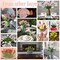 30 Pcs Artificial Tulips PU Faux Flowers, Sunset Real Touch Fake Tulips for Valentine's Day Spring Easter Home Kitchen Wedding Decorations and New Year Decor